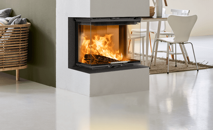 Spisinsats Scan 5004 FRL i ljust rum med grön vägg