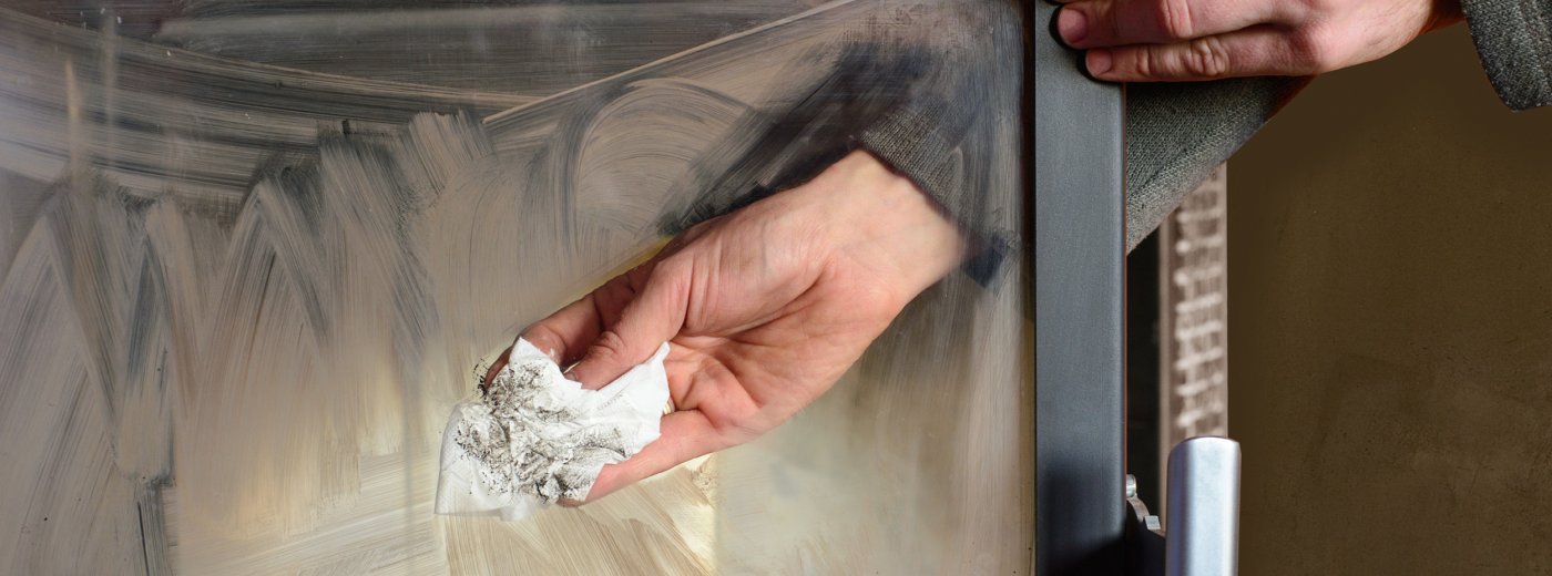 Hur rengör smutsigt glaset